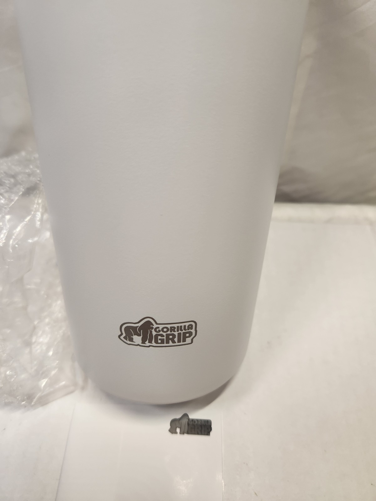 Gorilla Grip Water Bottle White 32oz