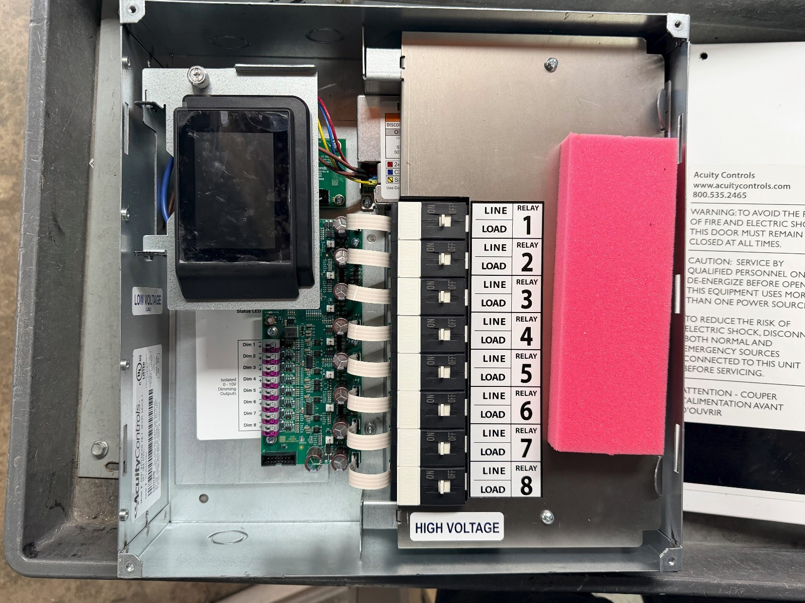 ACUITY CONTROLS ARP INTEC08 NLT 8FCR MVOLT SC SM DTC