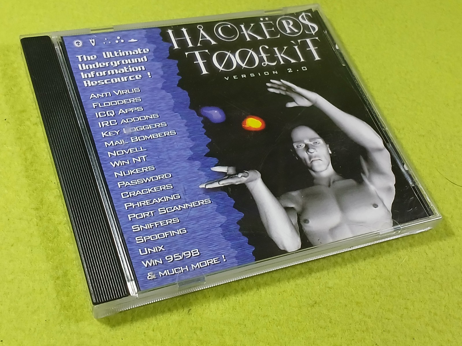 Hackers Toolkit Version 2.0 (PC, CD-ROM, 2000) Win98/2000/NT RARE OOP HTF