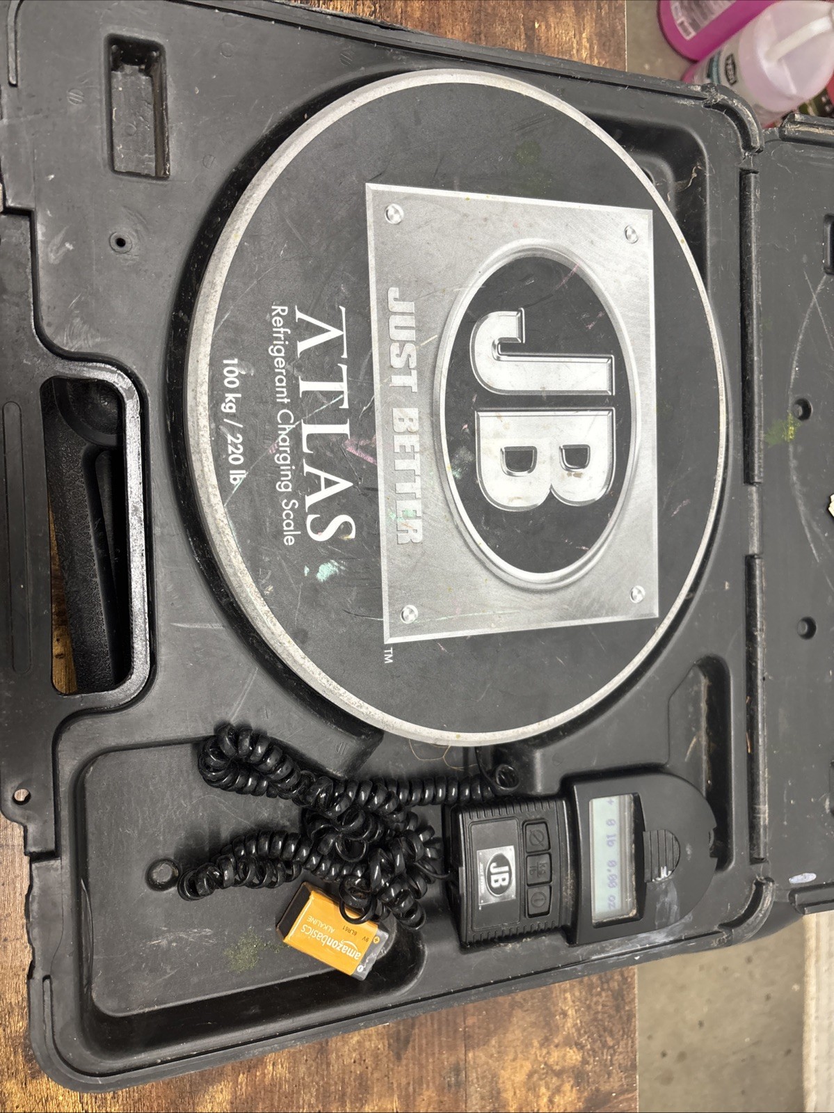 JB Industries Atlas DS-20000 220lb Capacity Refrigerant Charging Scale