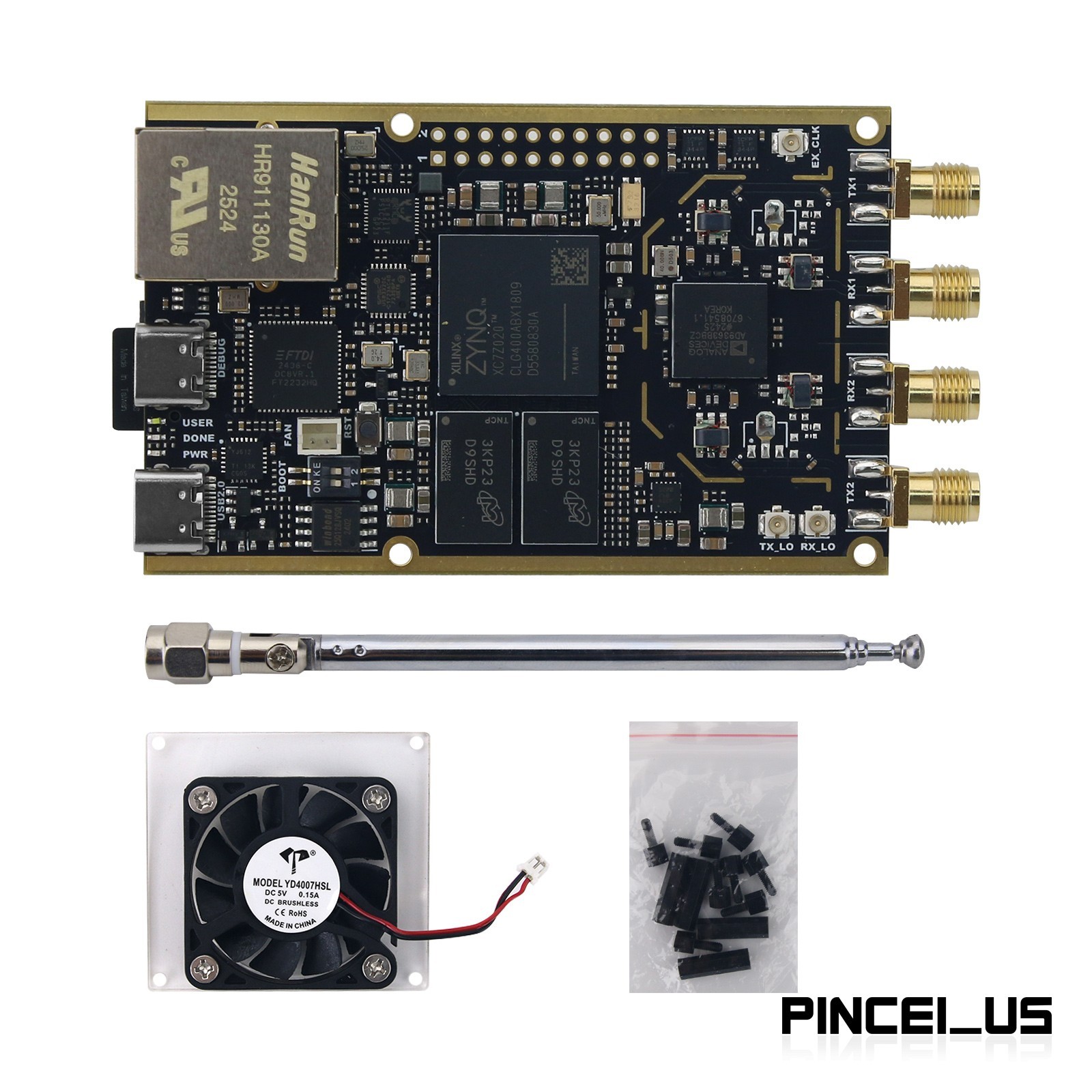 70MHz-6GHz Zynq7020+AD9363 SDR Software Defined Radio Development Board