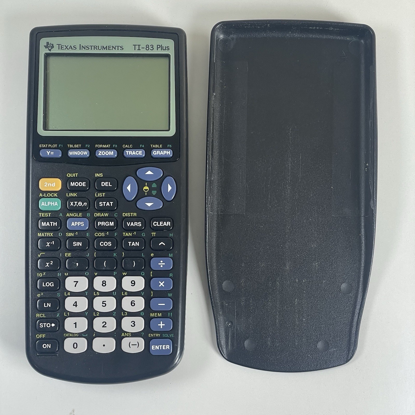 Texas Instruments TI-83 Plus Graphing Calculator CLEAN Tested Working W/ Cover!