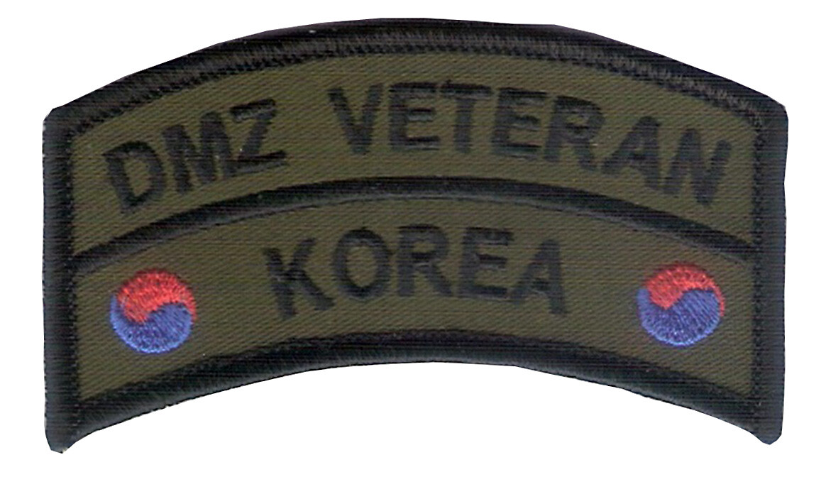 DMZ Tab - Republic of Korea Embroidered Tab - DMZ - Korean DMZ - 38th Parallel