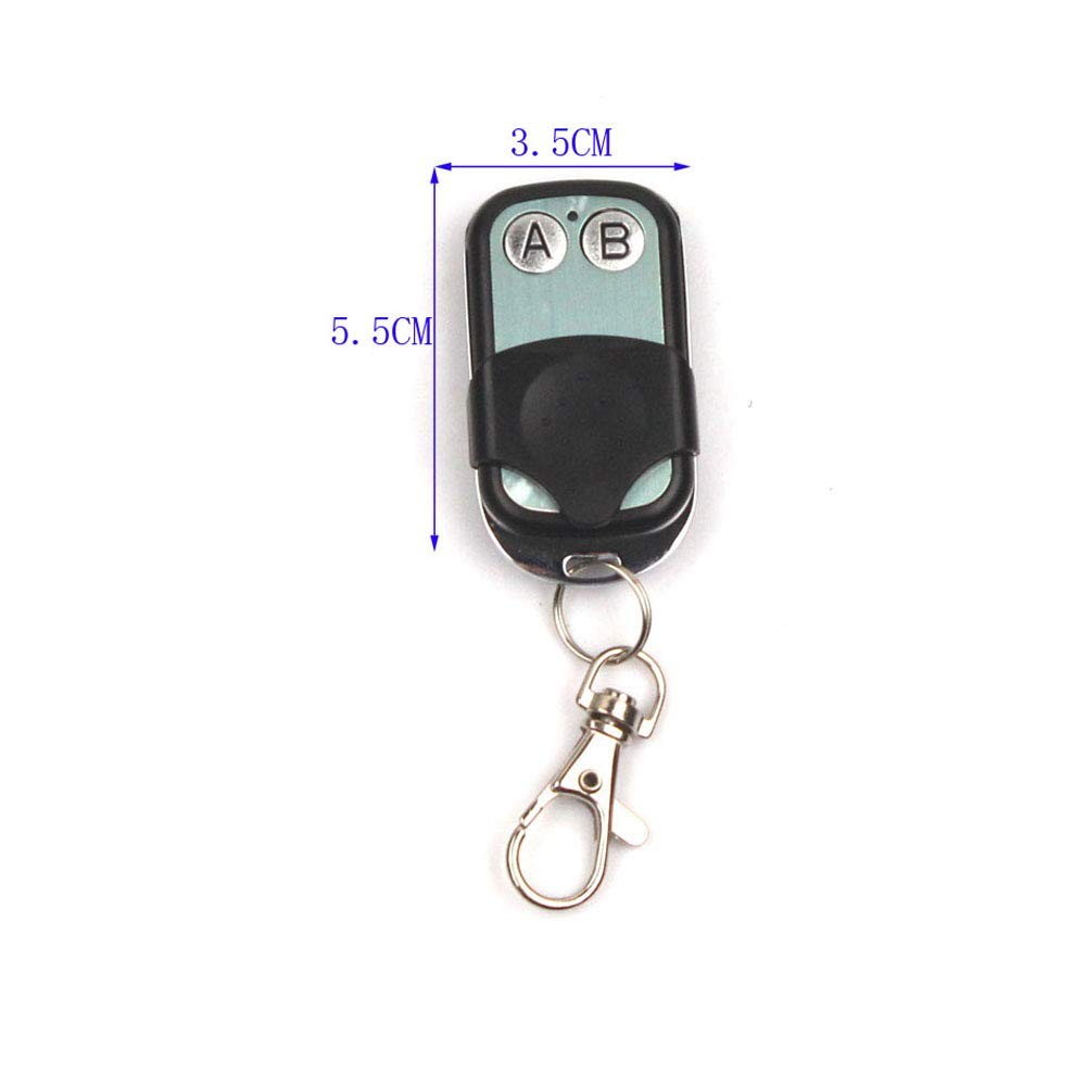Mini 3.7V-12V 5V 6V 2 Channel Relay Remote Switch Wireless Remote Control Lea...