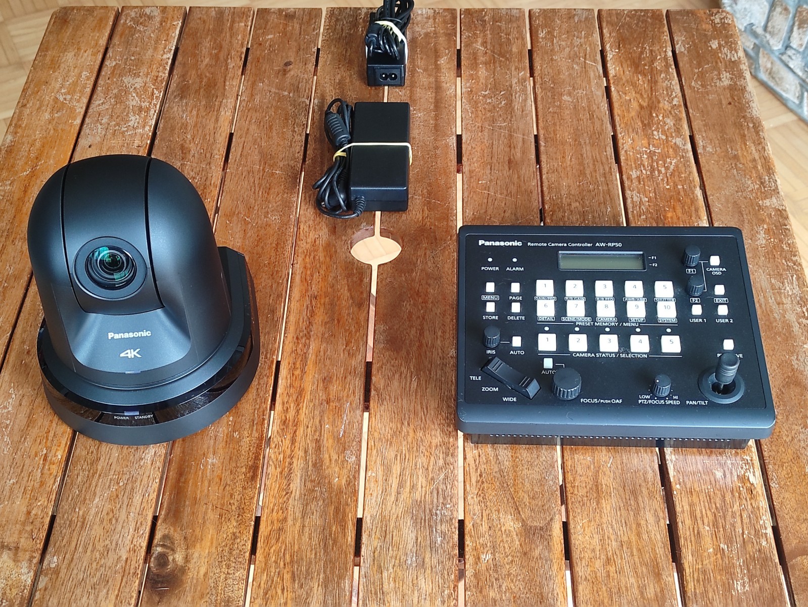PANASONIC AW UE50 FullHD 3GSDI 4K60 HDMI PoE+ PODCAST PTZ IP CAMERA + RP50 CONSOLE