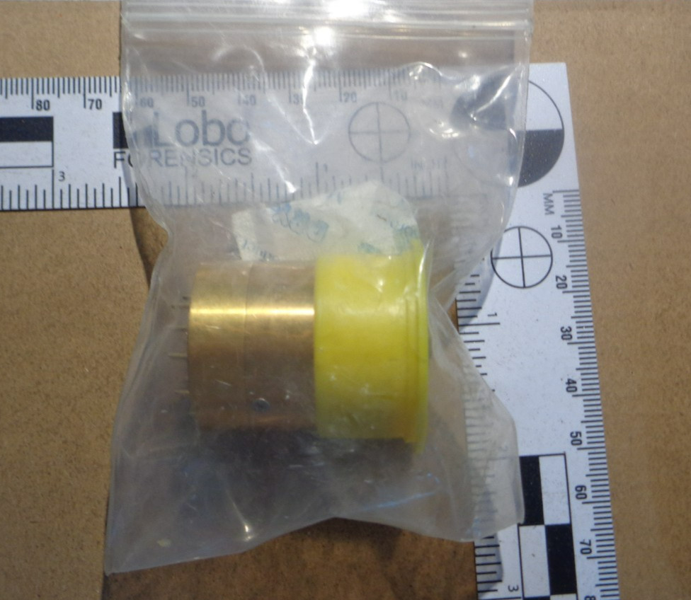 Unknown 7 Pin Gold Plated Cylindrical Sensor or?? Part # 56T27F