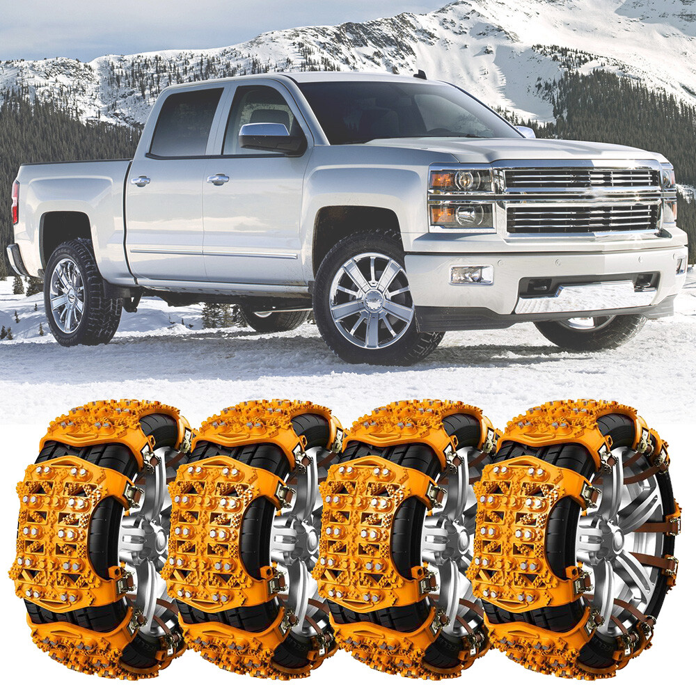 Car Tire Chain Thickening Anti-skid Emergency Winter For Chevrolet Silverado