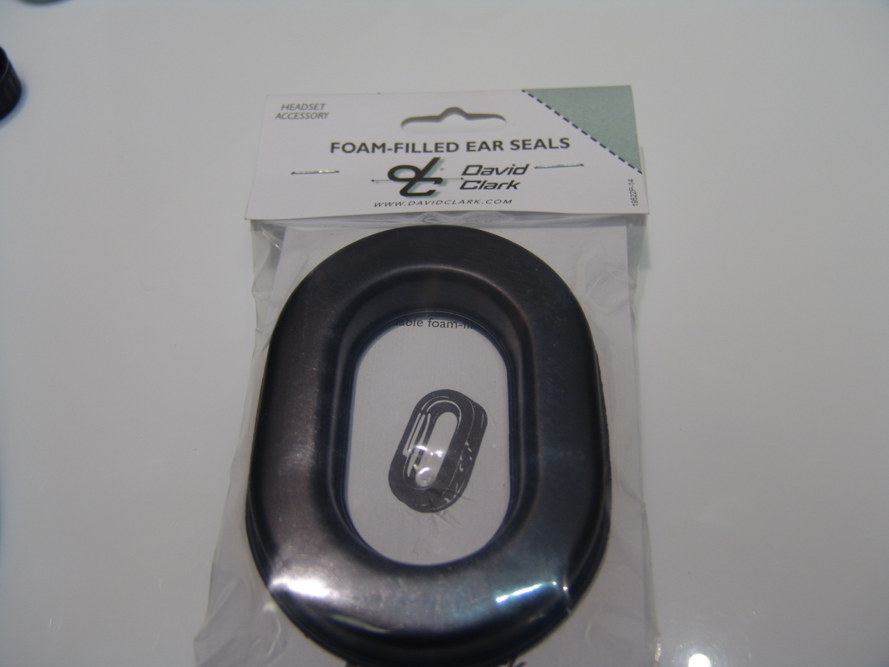 GENUINE DAVID CLARK FOAM FILLED EAR SEALS p/n 18316G-02 1pair  USA Made