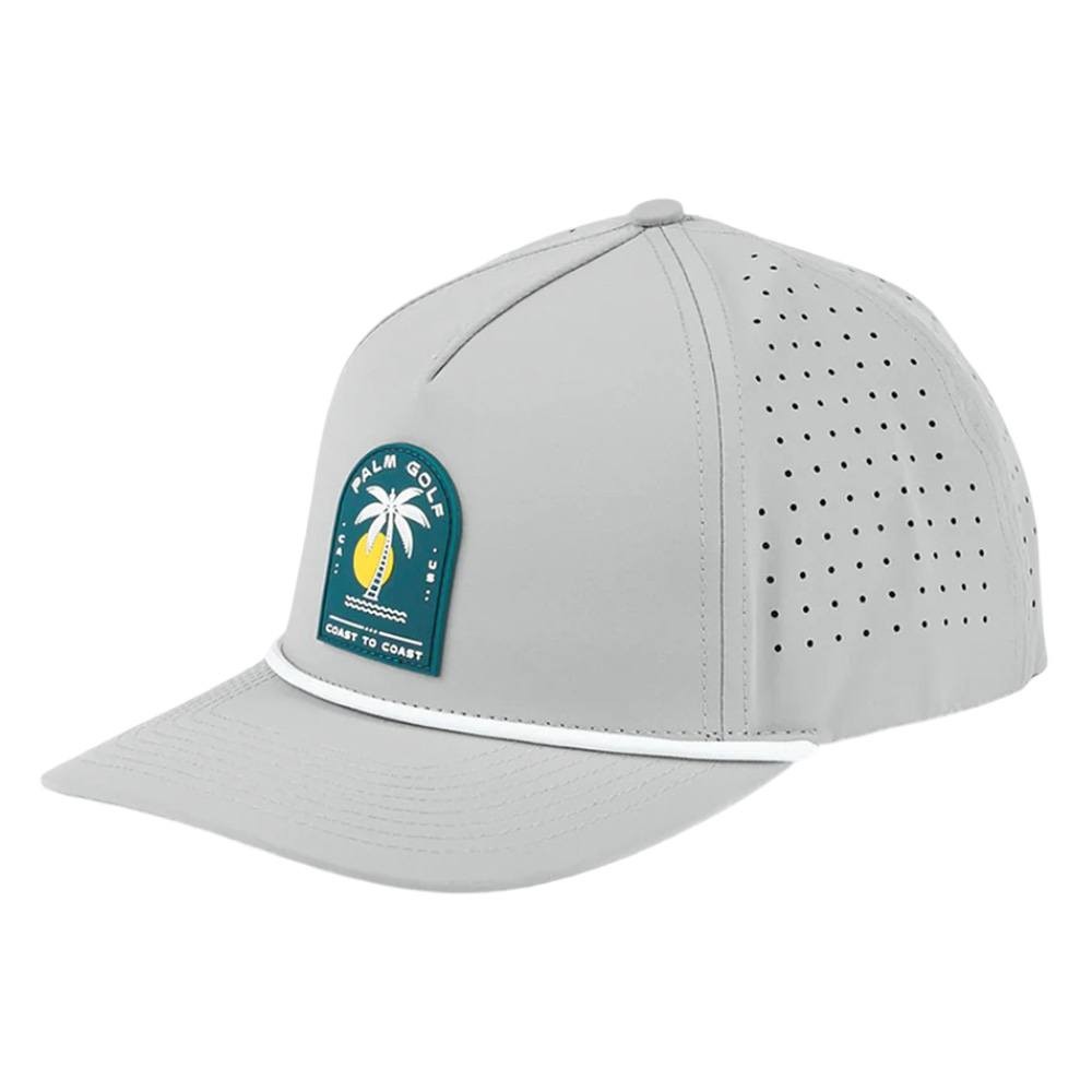 Palm Golf Men Coast to Coast Snapback Golf Cap Gray - SS26 One Size Fits All NEW