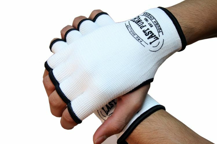 MMA White Hand Wrap Training Gloves X- Large Gym Boxing Workout Last Punch USA