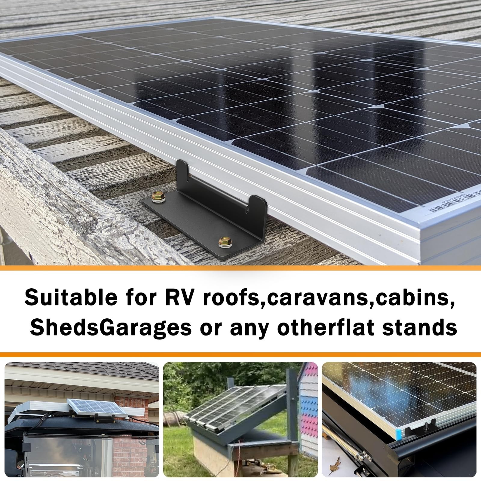 32 PCS Solar Panel Mounting Z Brackets,Lightweight Aluminum Solar Panel Mount...