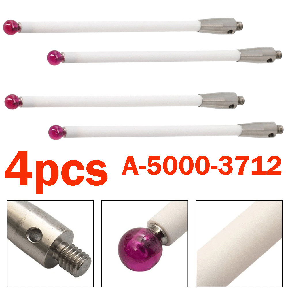 For Renishaw CMM Probe Stylus 100mm Ceramic Stem-6mm Ball Probe A-5000-3712 4pcs