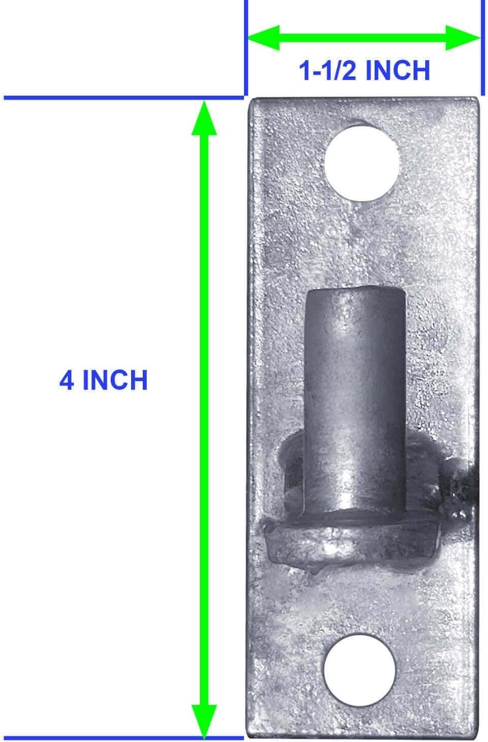 Rust-Resistant Wall Mount Hinges 2 Pack