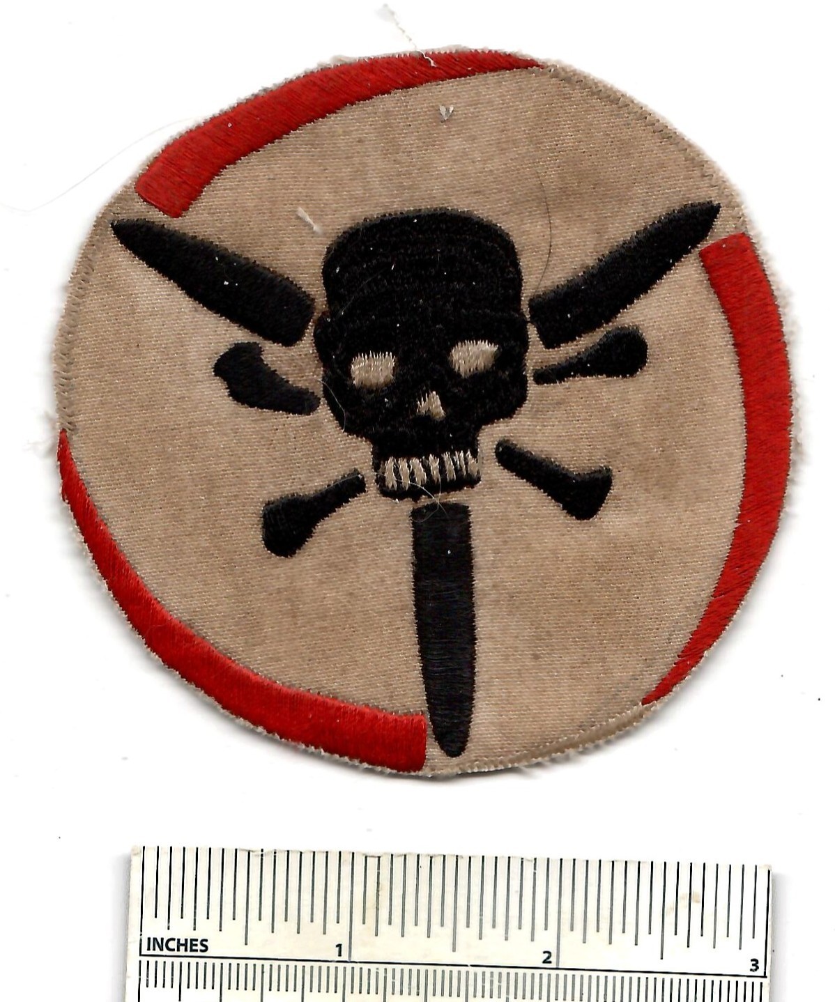 WW2 512th BOMB Squadron WWII US Army USAAF Shoulder Patch Cloth Air Force Skulls