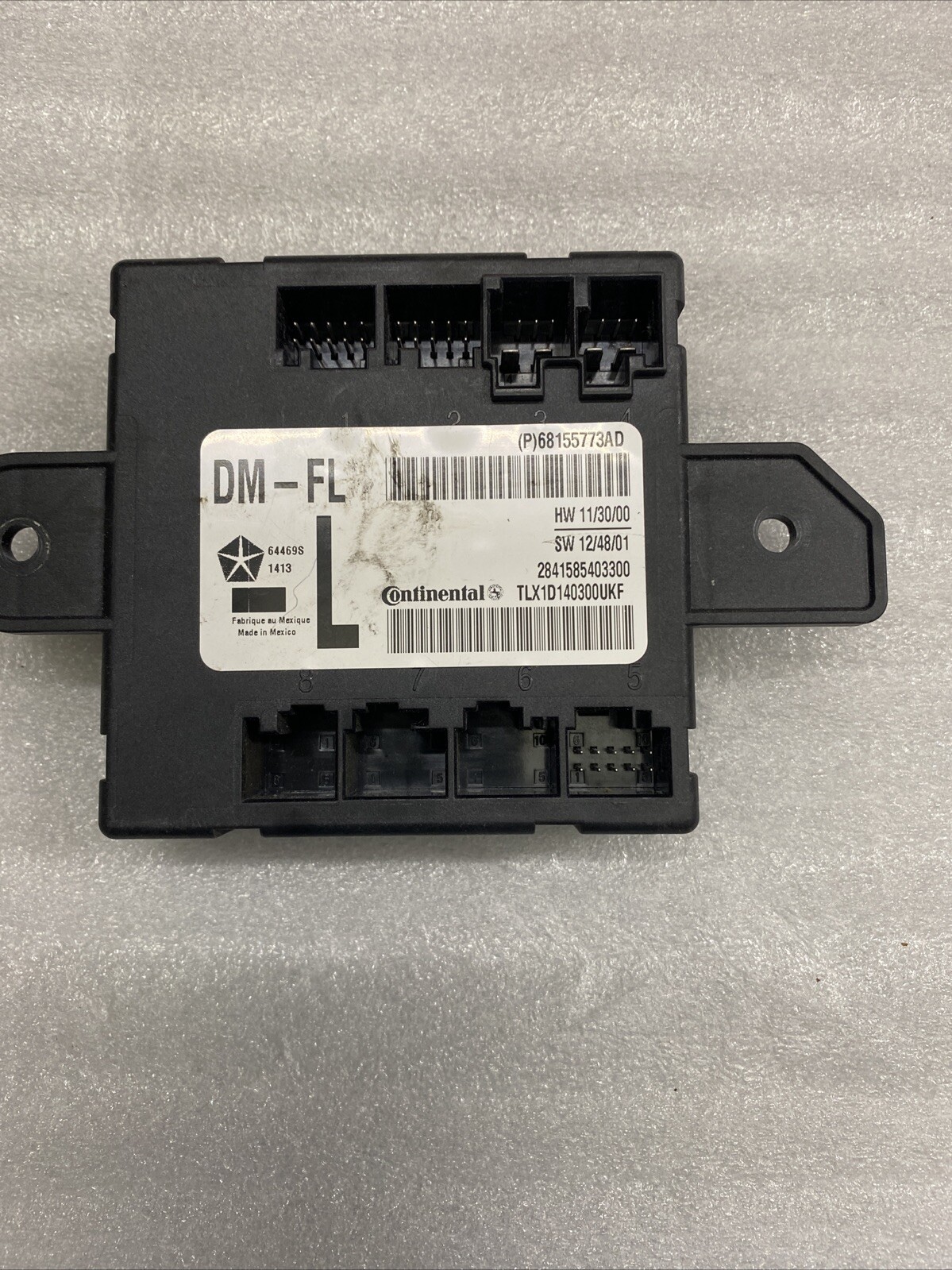 13-16 Ram 1500 Front Left LH Door Control Module (68155773AD) OEM