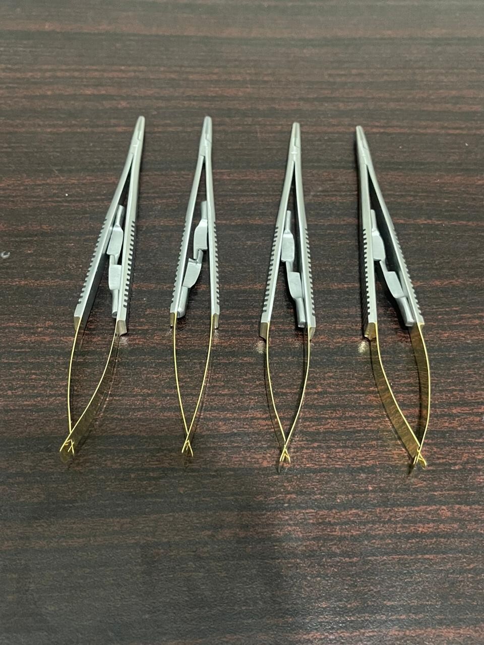 Lot of 4 HU FRIEDY Castroviejo straight Needle Holder 7" 18cm NH5024