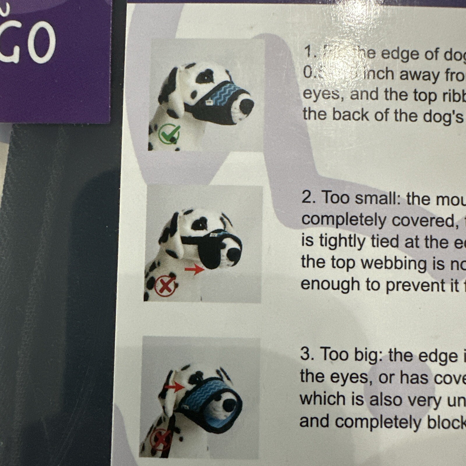 NIP Soft Dog Muzzle  Mask Sz XL By Tarpetgo. And  S.  And L