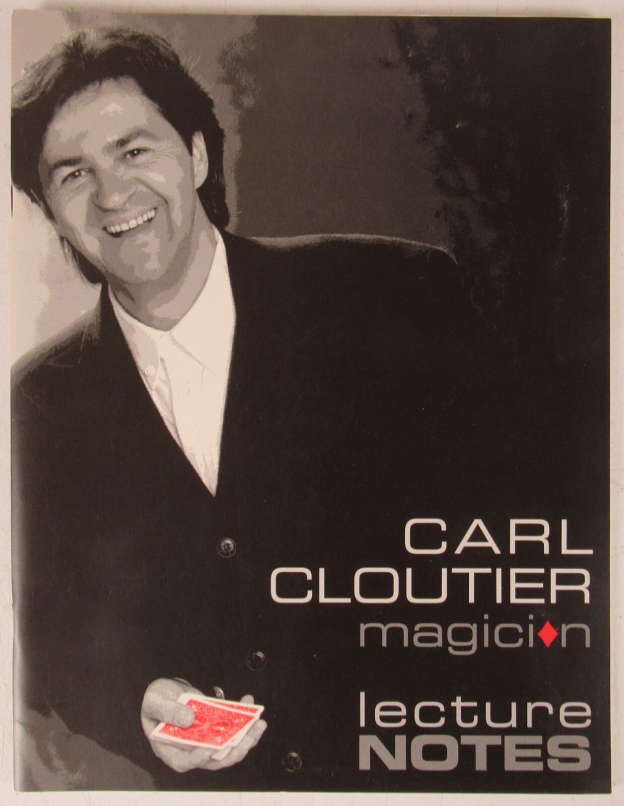 Carl Cloutier Lecture Notes 1994 Coin Card + More Close Up Magic Tricks MZ10F