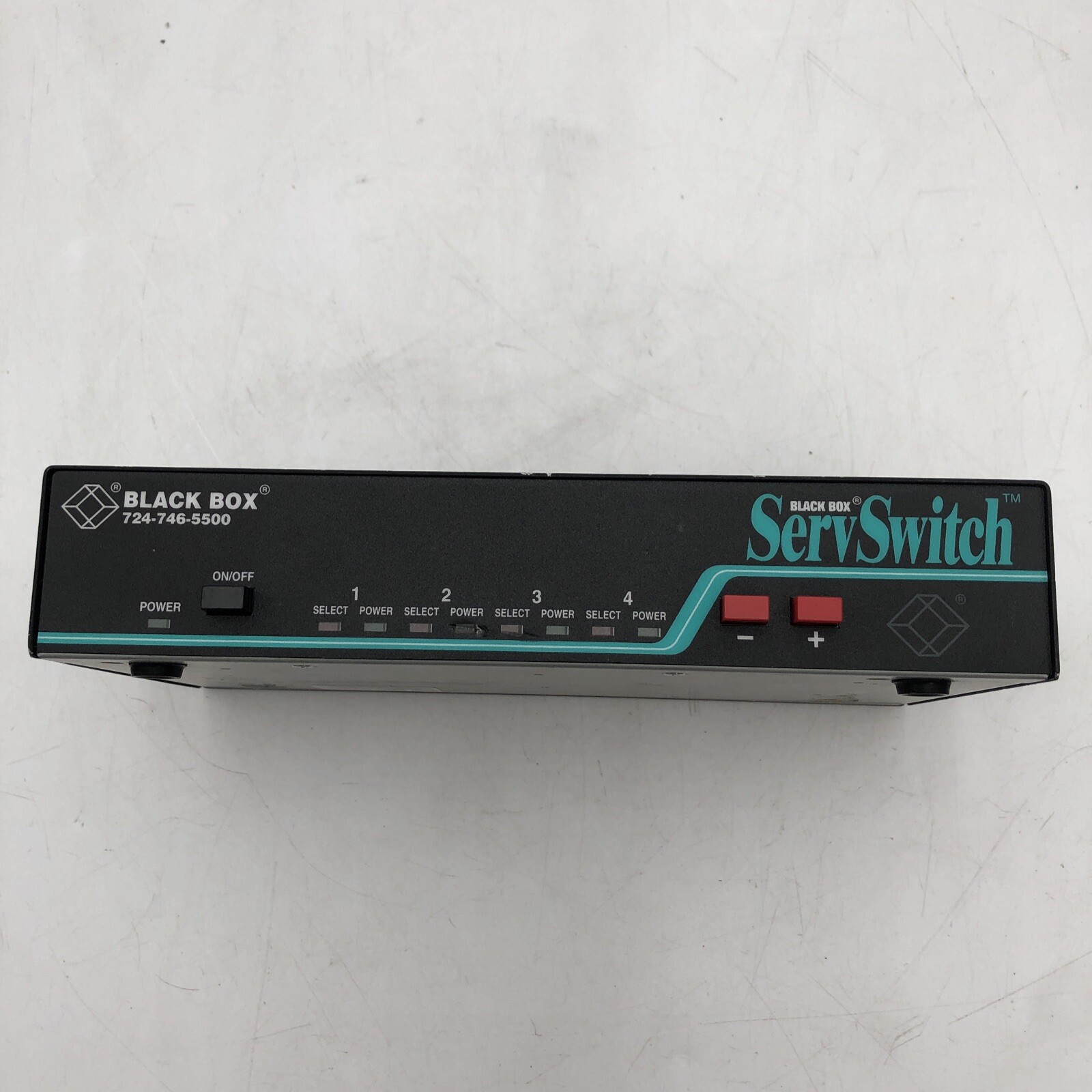 USED BLACK BOX SW722A-R3 SERVSWITCH KVM SECURE SWITCH UNTESTED READ