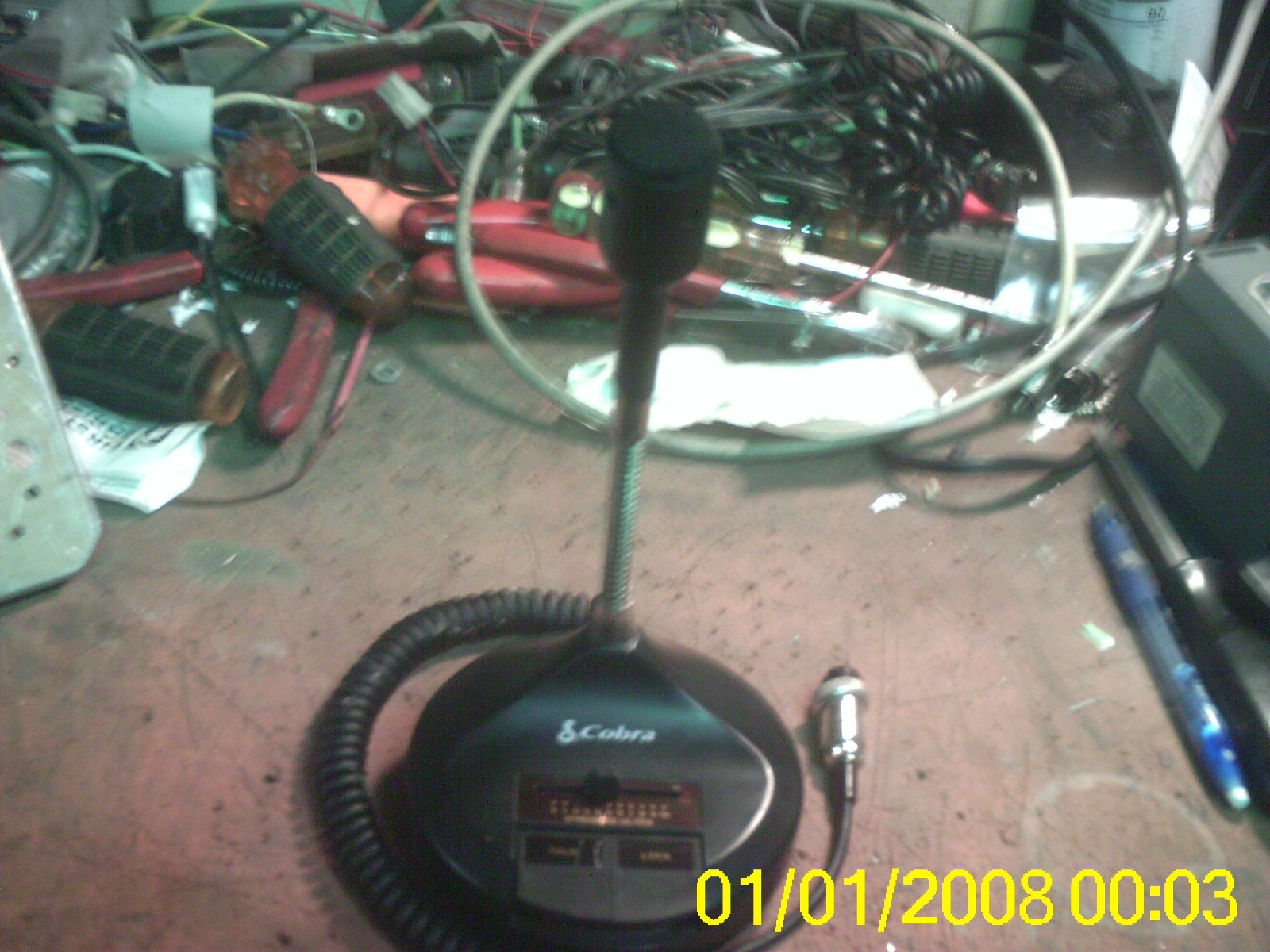 COBRA DYNAMIKE ULTRA5 PIN DESK MIC GOOSE NECK MICHOPONE