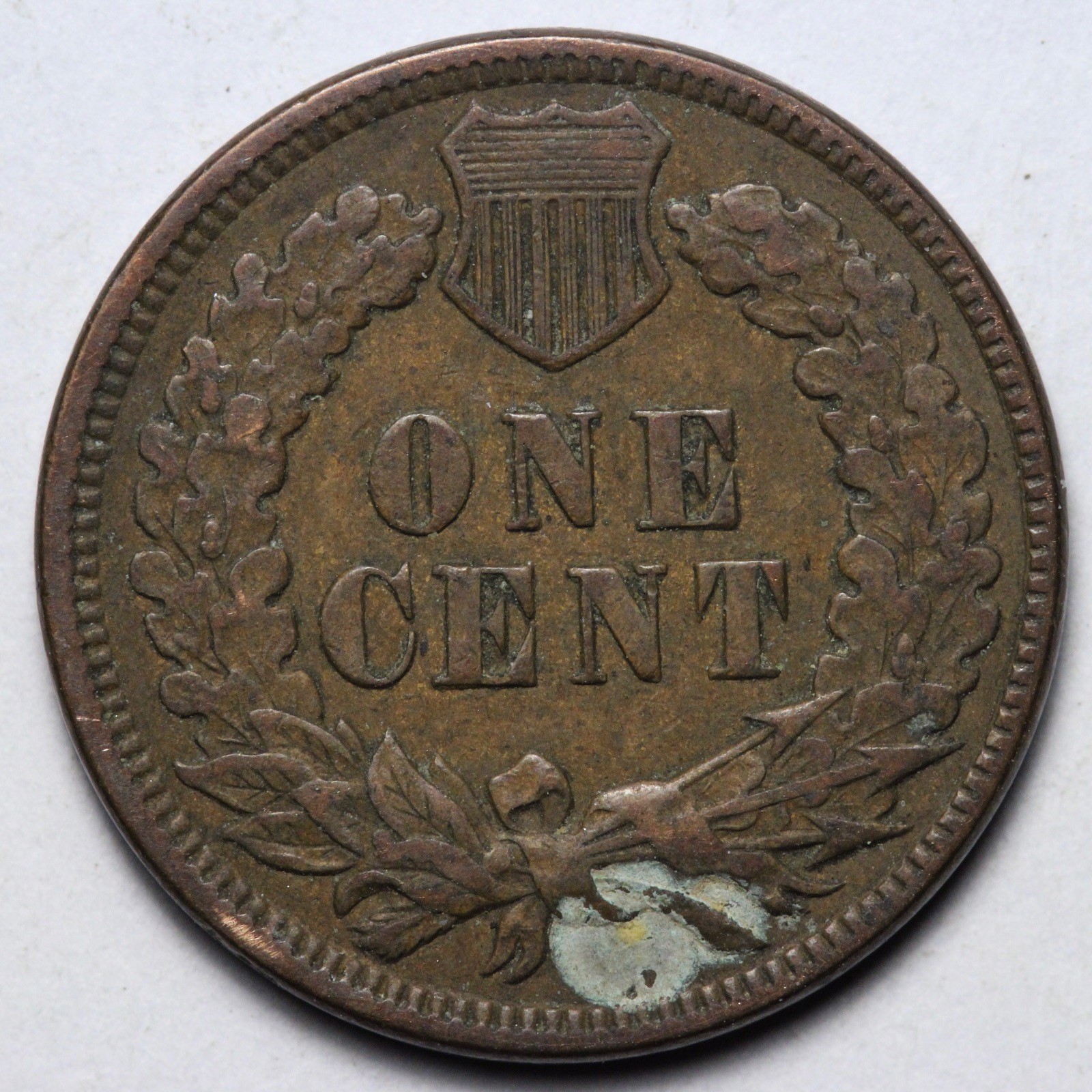 1891 Indian Head Cent Penny AU E200 KDXP