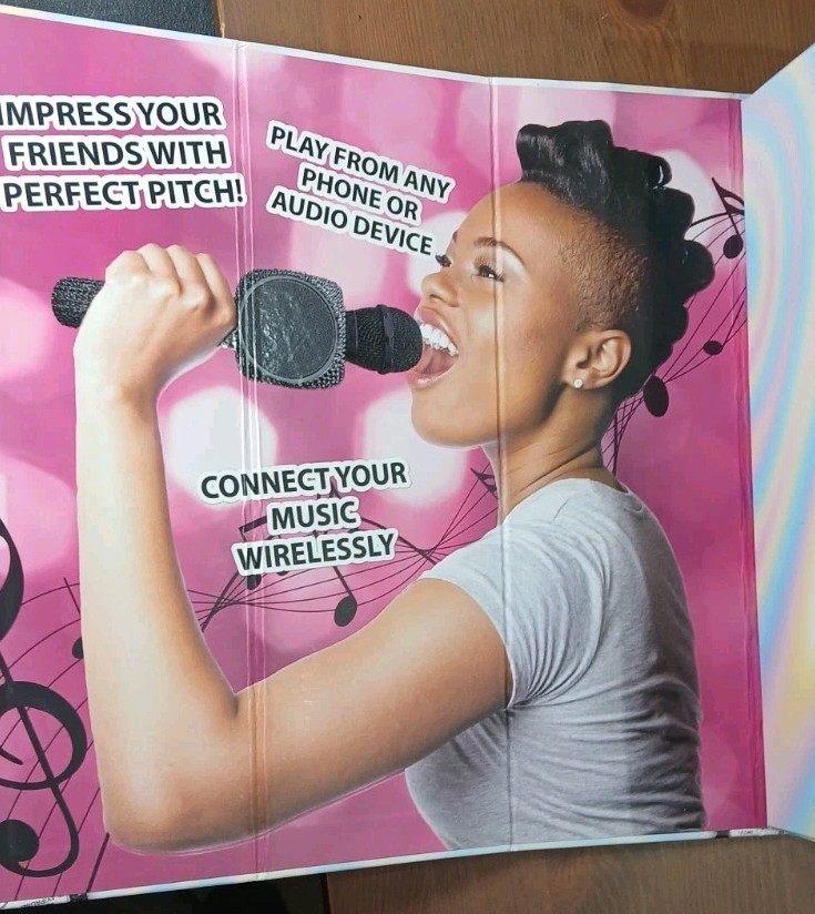 New Bling Edition Bluetooth Karaoke Microphone & Speakers