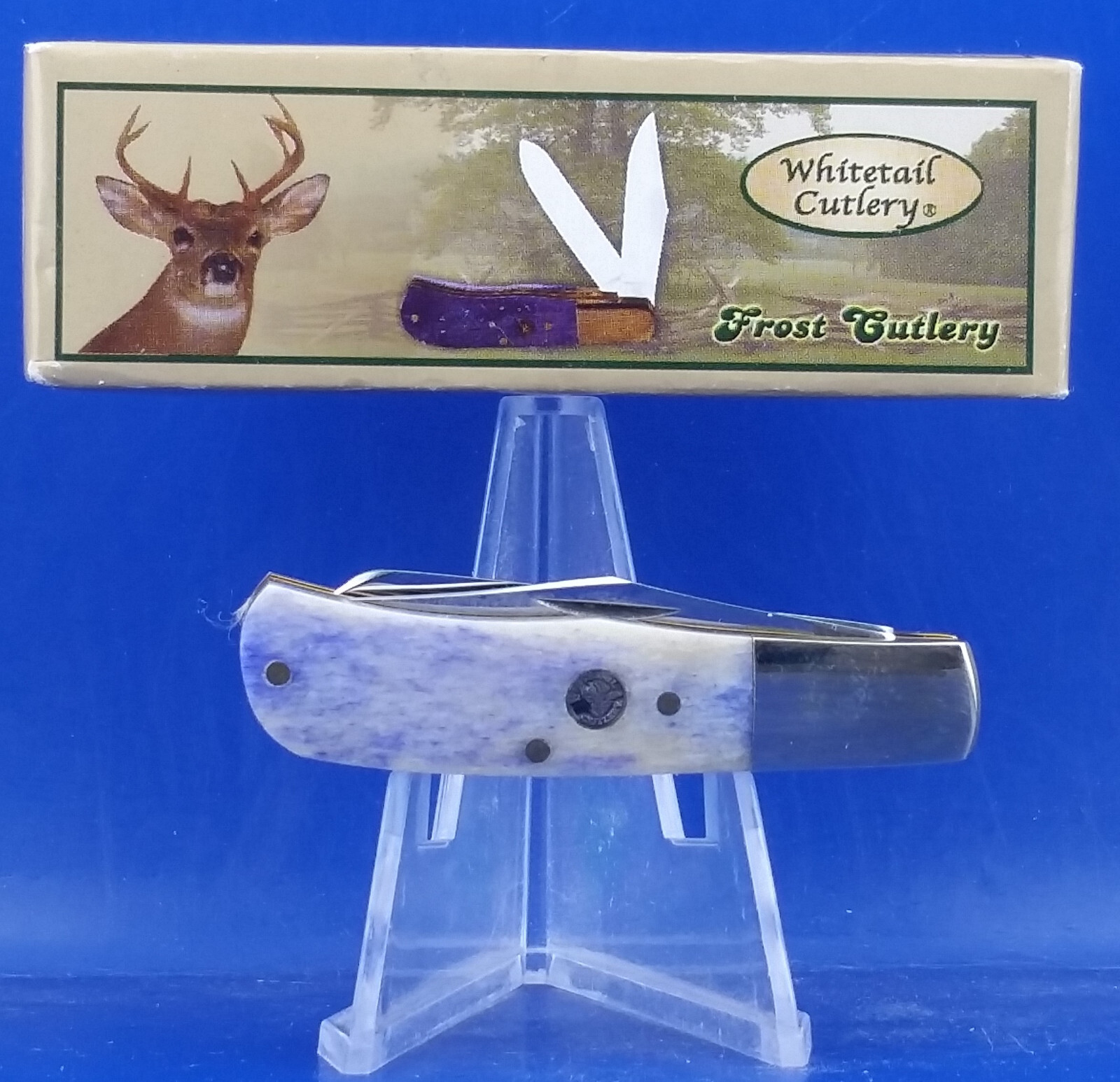 WHITETAIL CUTLERY LITTLE JIM BOWIE TRAPPER WT-100PSB