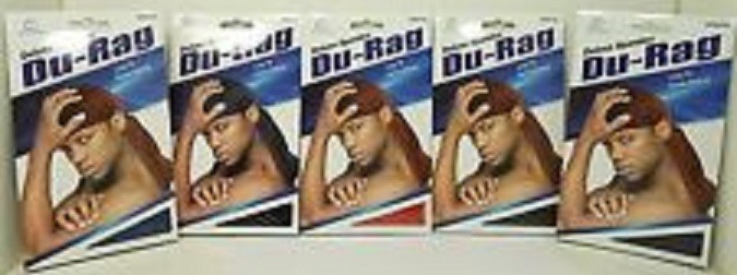 Smooth Thick   Shiny & Silky Deluxe Du Rag Durag Black White + MORE COLORS