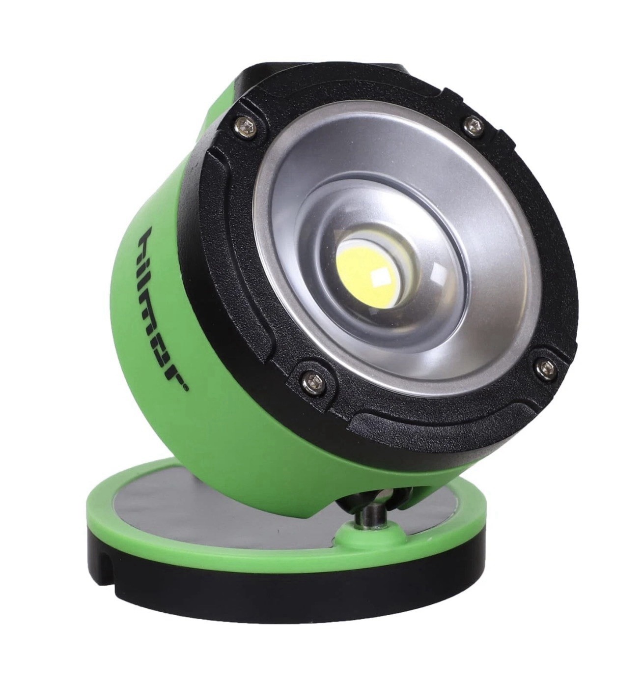 Hilmor Mini Spotlight Rechargeable Work Light with Magnetic Base and 2 Power NEW