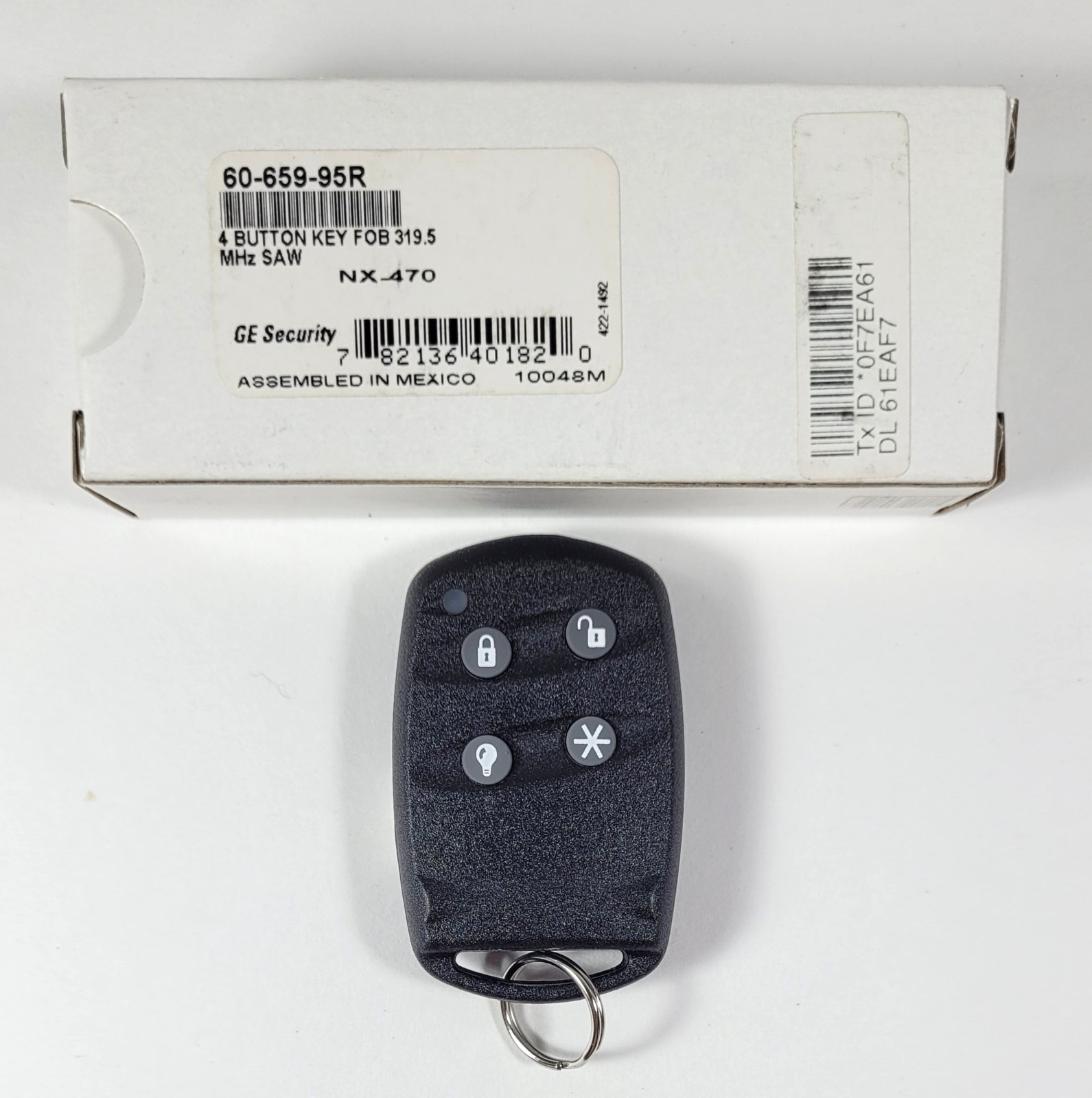 GE NX-470 60-659-95R Fob 4 Button for 319.5 MHz New Opened Box