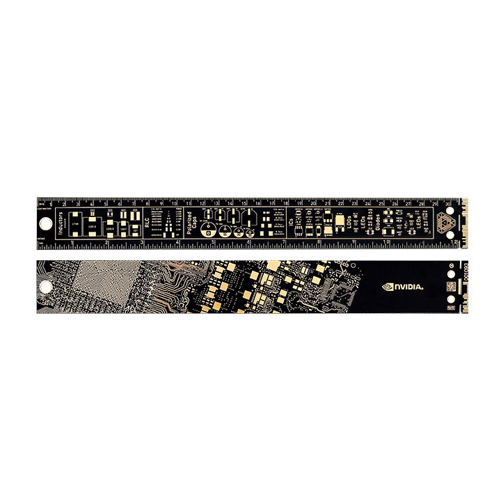 NVIDIA GeForce GTX PCB Engineering Ruler 2nd Generation 12"