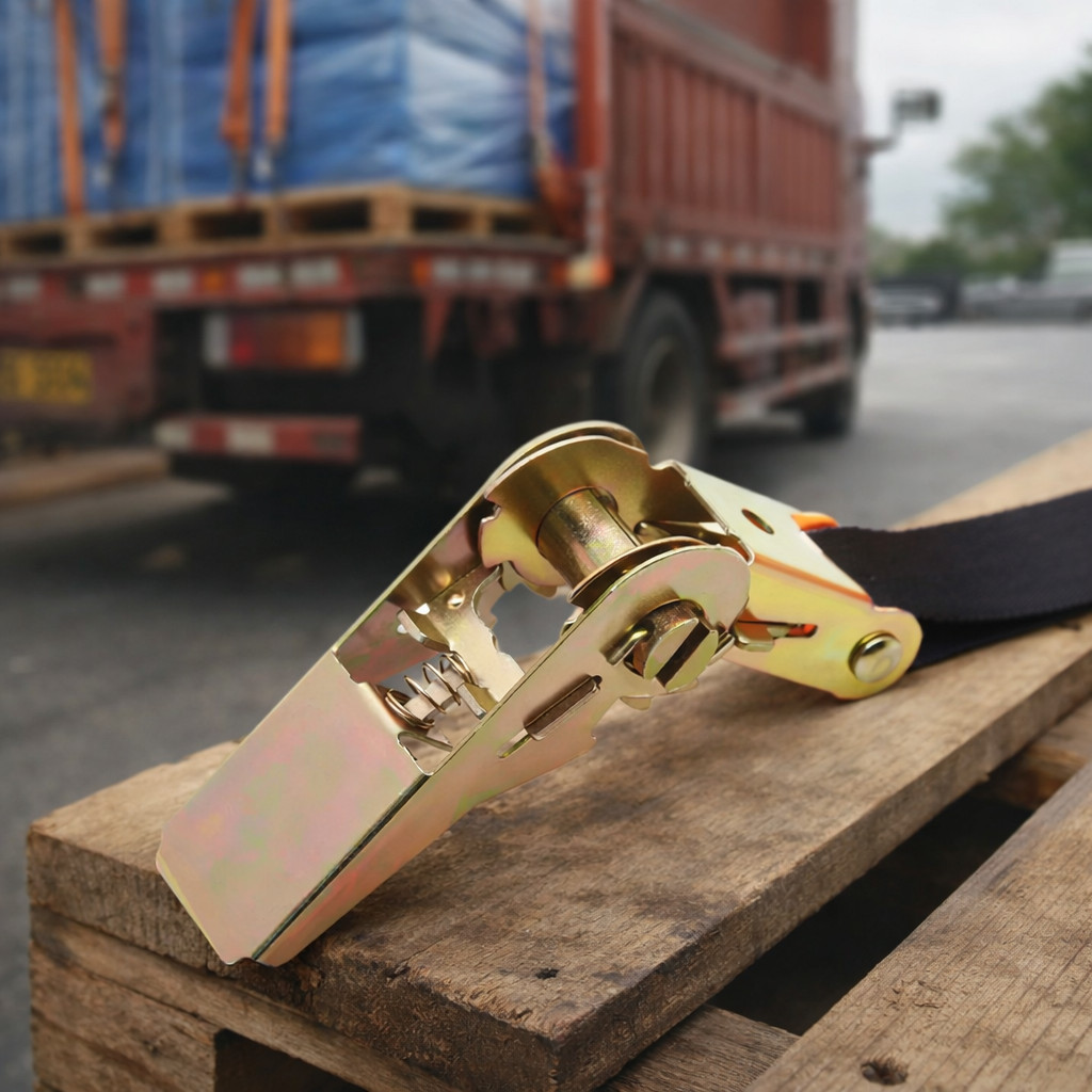 5m Ratchet Tie Down Strap 800kg Heavy Duty Cargo Luggage Strap w/ Tensioner