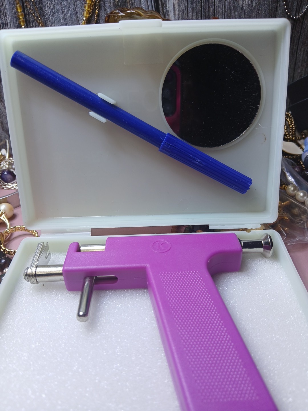 Professional Ear PIERCING GUN body Nose Navel Tool Kit set