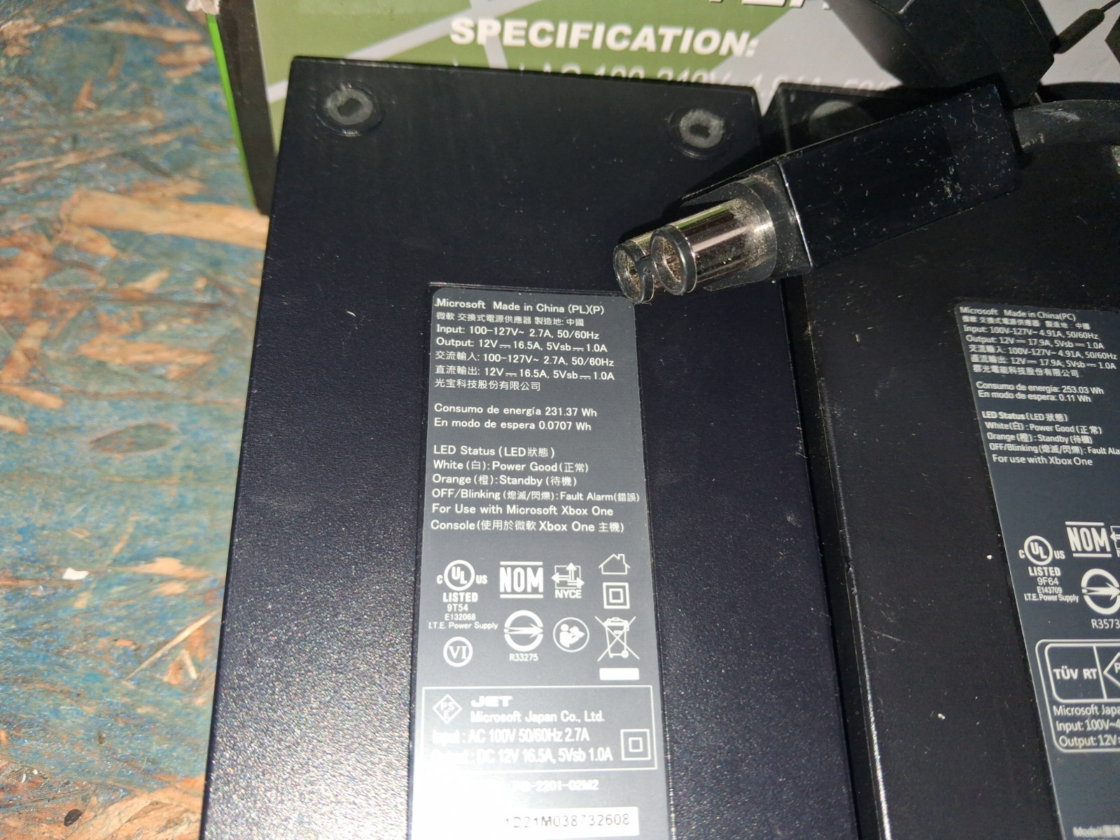 Microsoft Xbox One 1540 EXACT ORIGINAL POWER BRICKS x2 & 1-OTHER-GOOD-TESTED-SEE