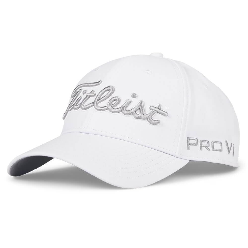 Titleist Tour Performance Golf Hat White/Grey One Size Fits Most