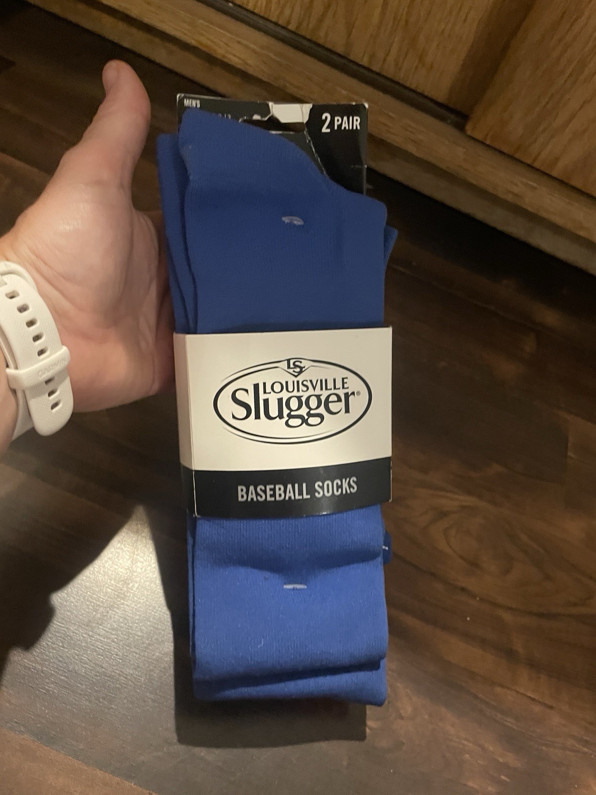 Louisville Slugger Baseball Socks Men 2 Pair Sz 8-13 New B37