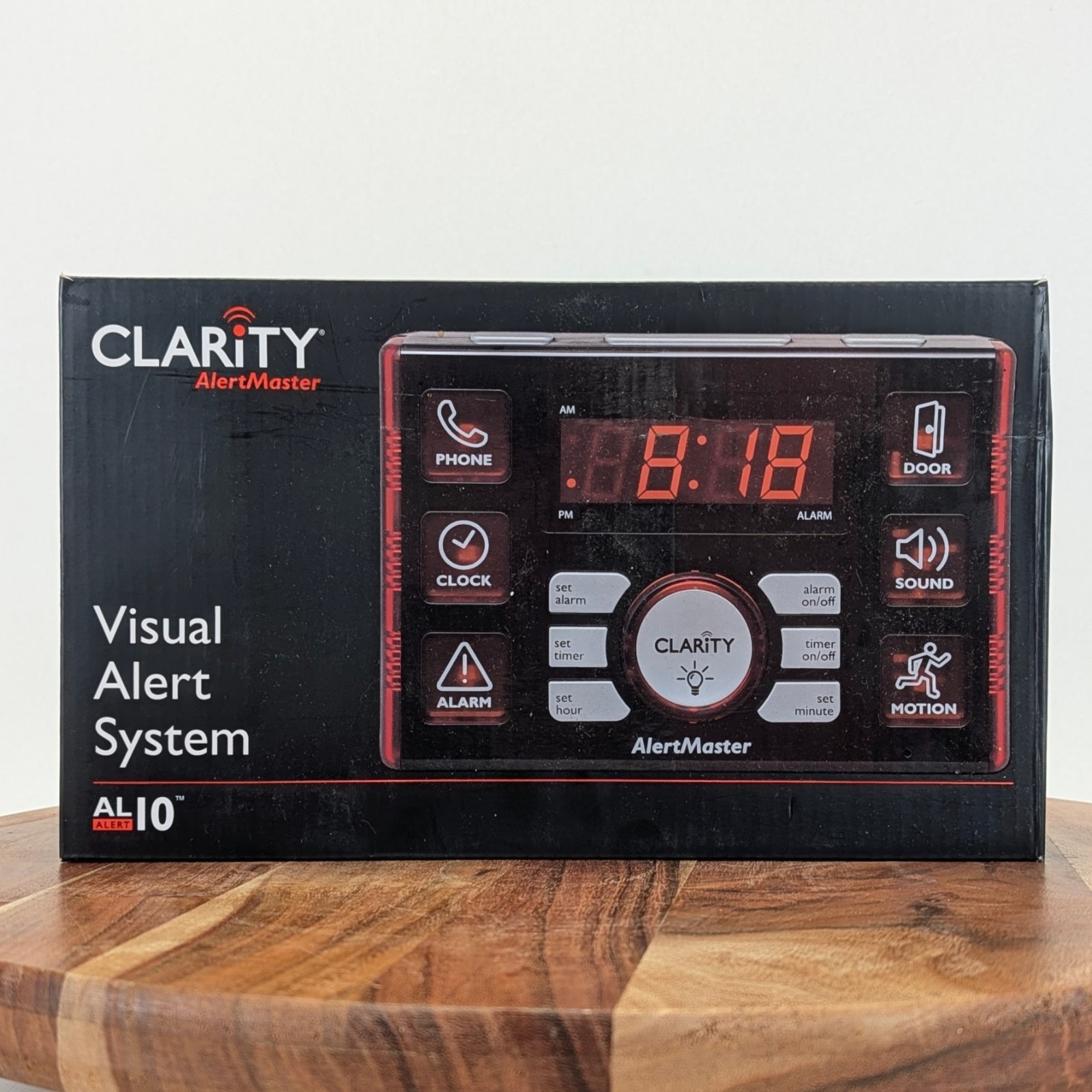 Clarity Alertmaster AL10 Alert System & 2 AL12 Motion Detect Visual Receivers