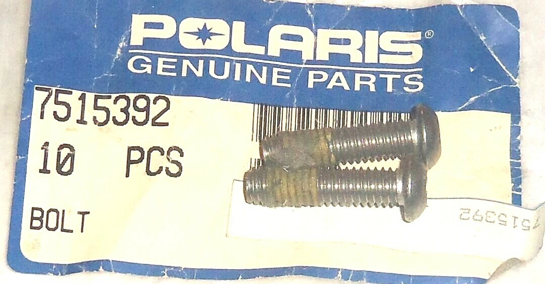 POLARIS PURE OEM NOS STAINLESS STEEL SPONSON PWC BOLT PACK OF FOUR (4)	7515392