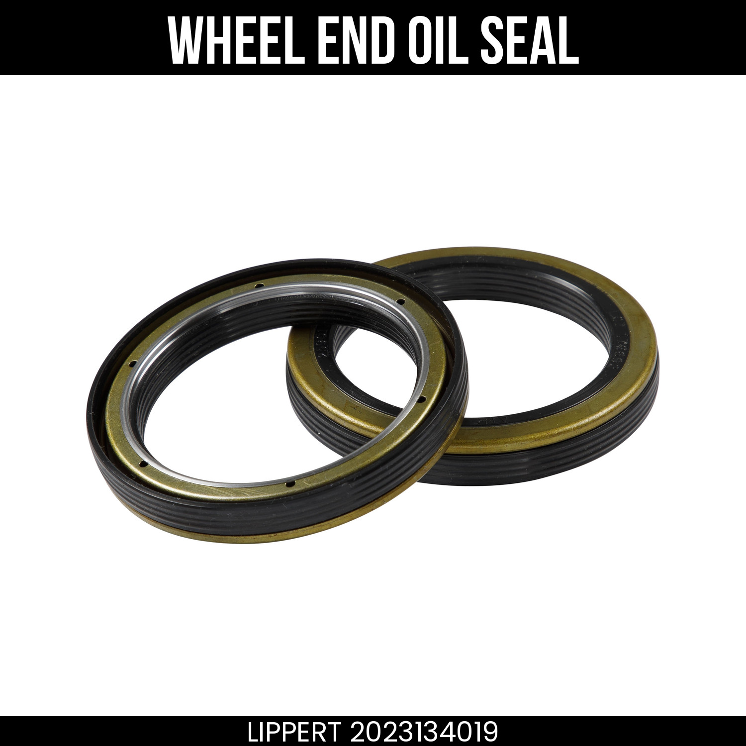 Lippert Wheel End Oil Seal 10000 lbs Axles 2.875 Inch ID 2-Pack 2023134019