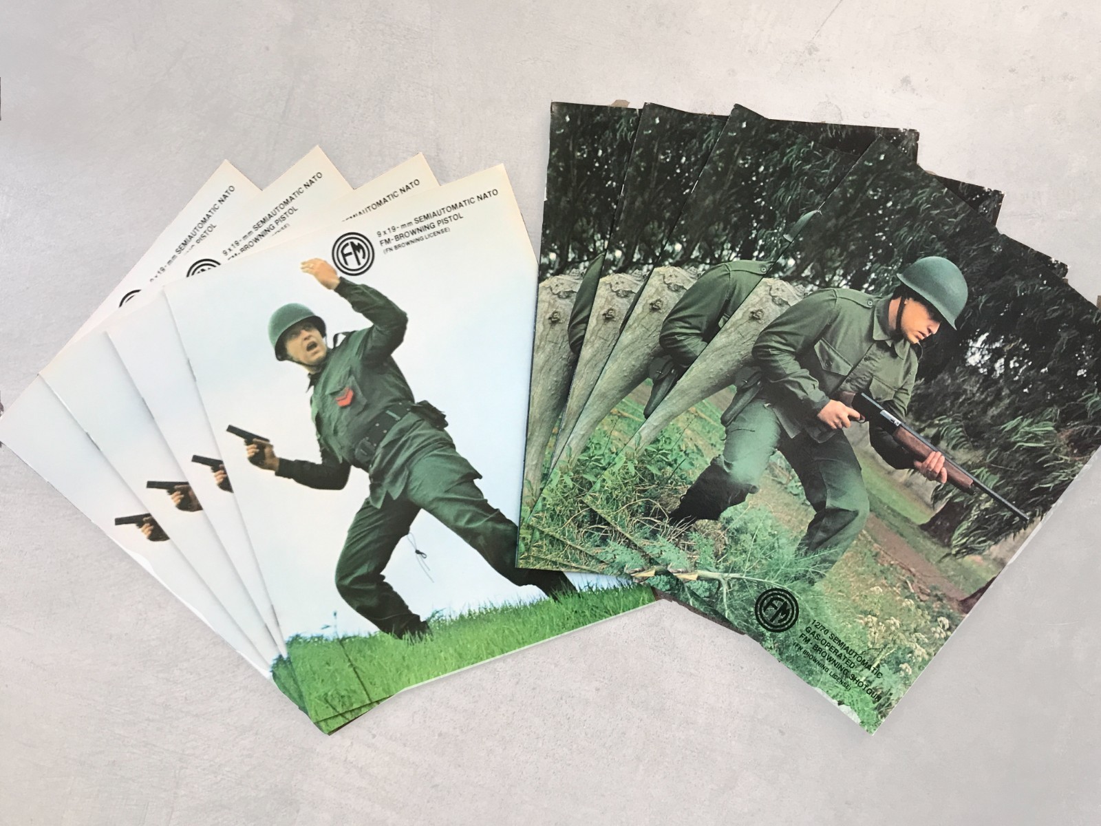ARGENTINE FM  NATO Browning Shotgun / Pistol -  Catalog Brochure - 8 pieces LOT