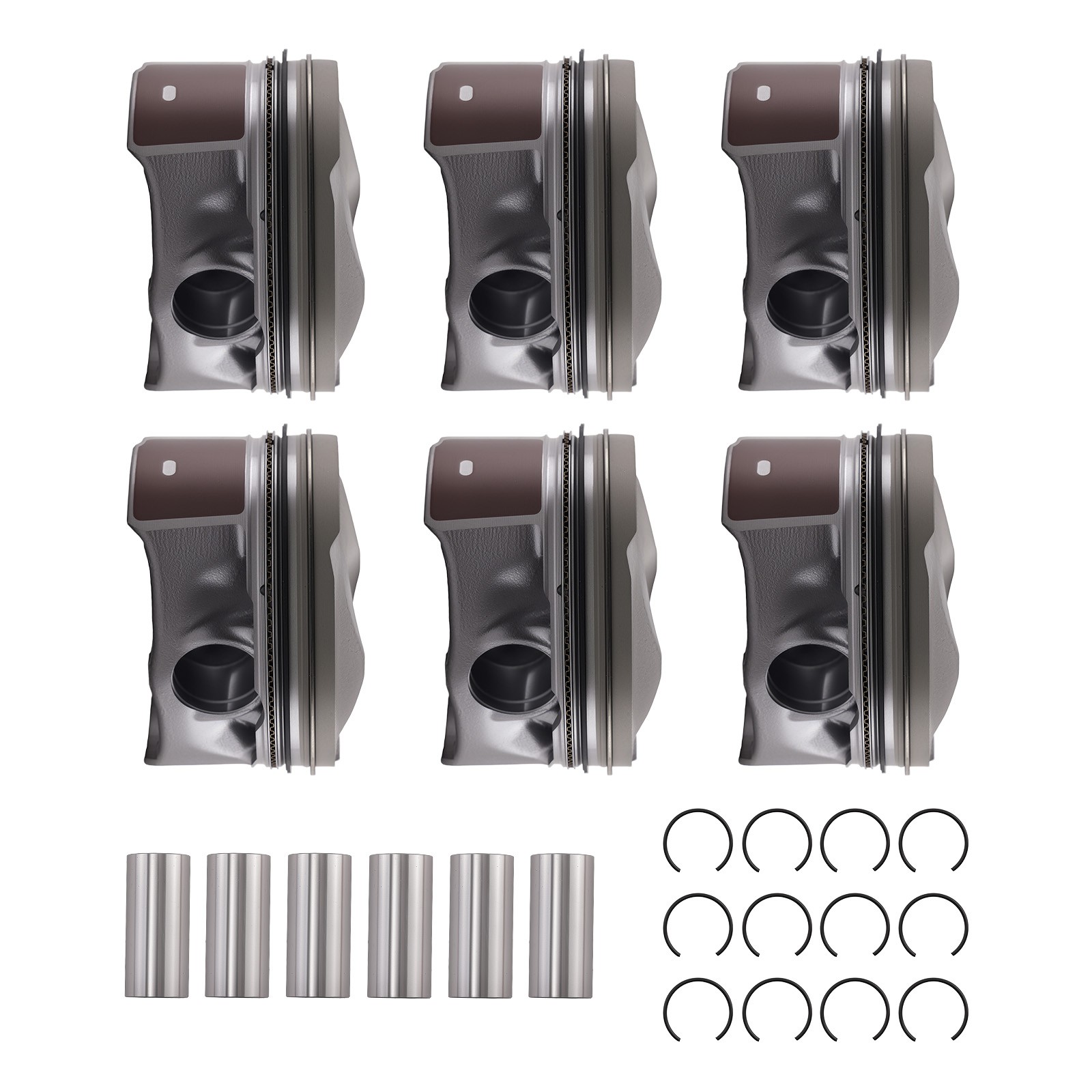AJ126 Piston Rings Assembly for Jaguar XF XJ F-Type F-Pace 3.0L V6 Gas 2013-2020