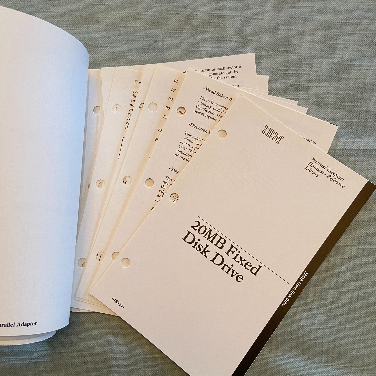 IBM PC Hardware Reference Library Technical Reference Options Adapters Vol 1 & 2