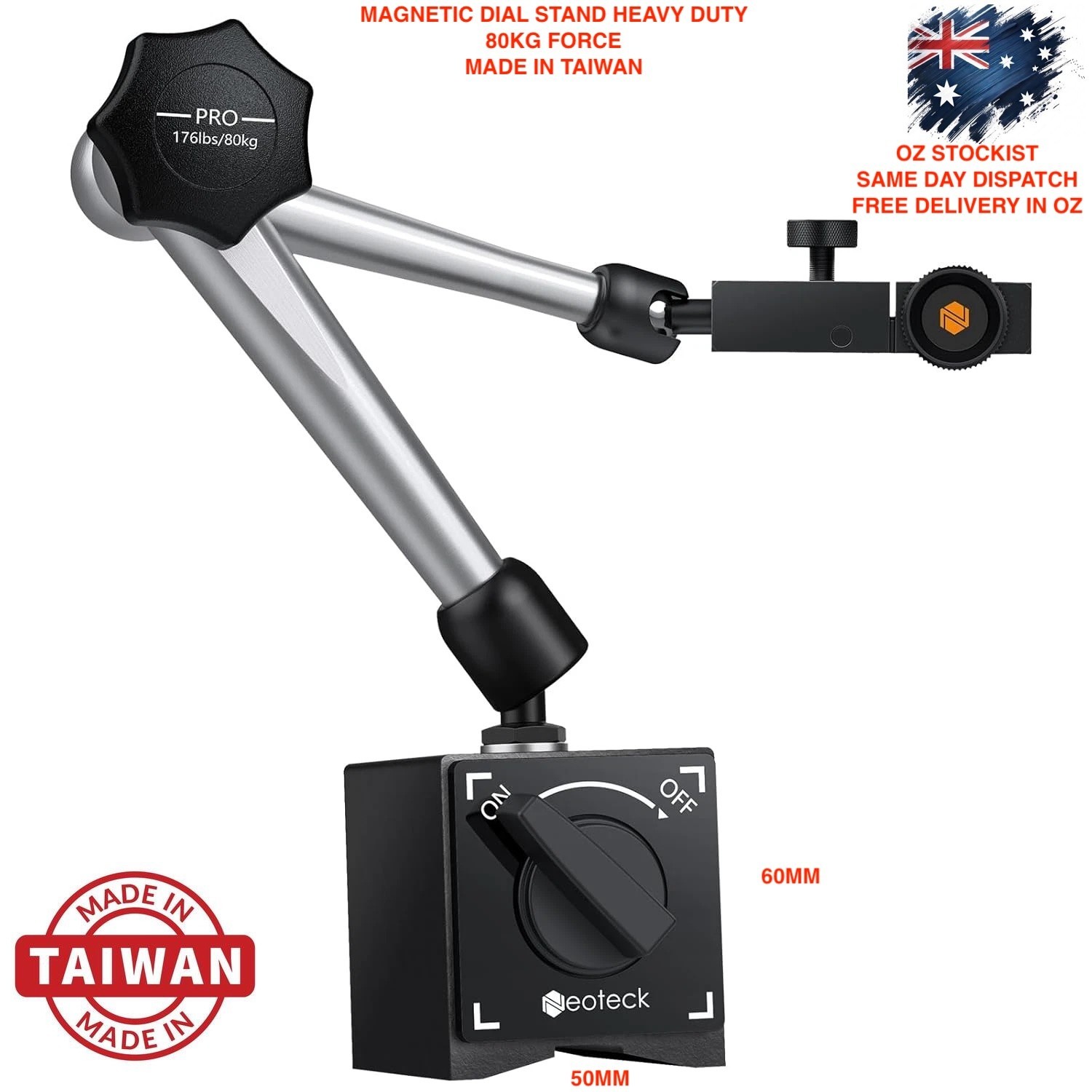 Magnetic Stand 80kg force Premium Taiwan Quality