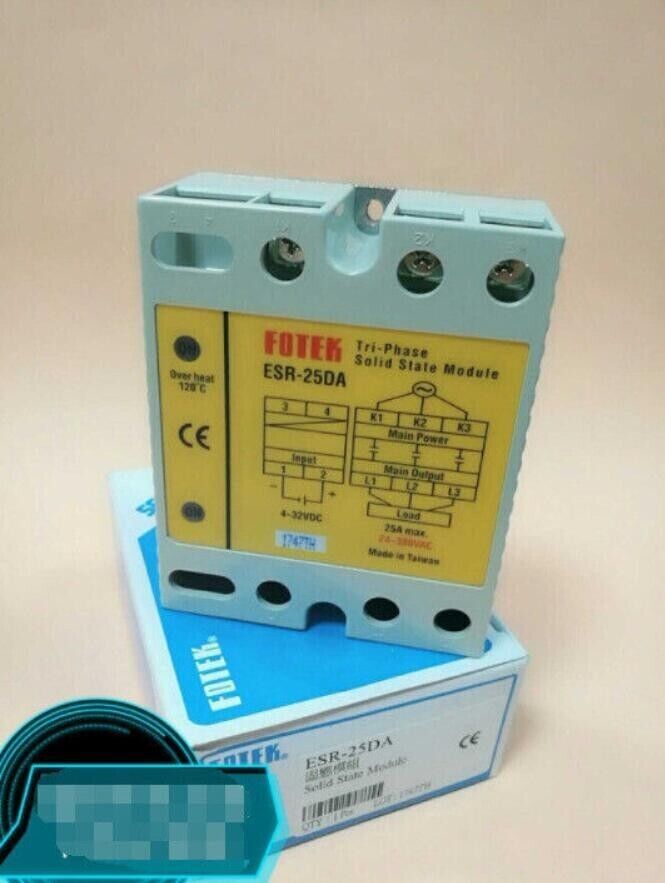 New Fotek ESR-25DA ESR25DA Solid State Relay 25A  Free Ship