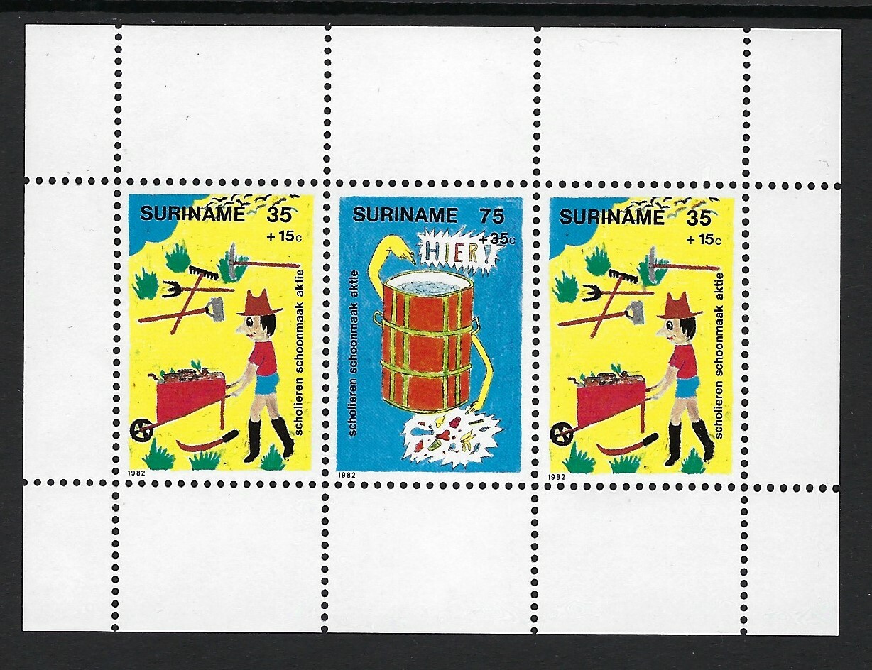 Suriname - 1982 MNH Souvenir Sheet  Scott  B 298a...............23N.....R-215-3