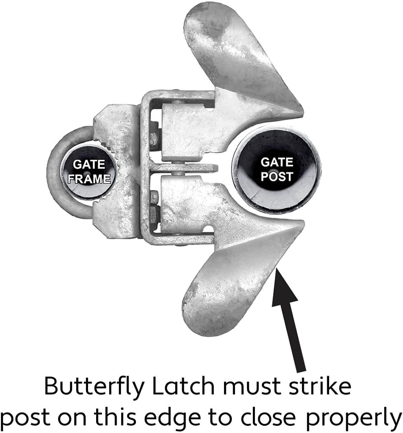 Secure Chain Link Gate Latch - Easy Install