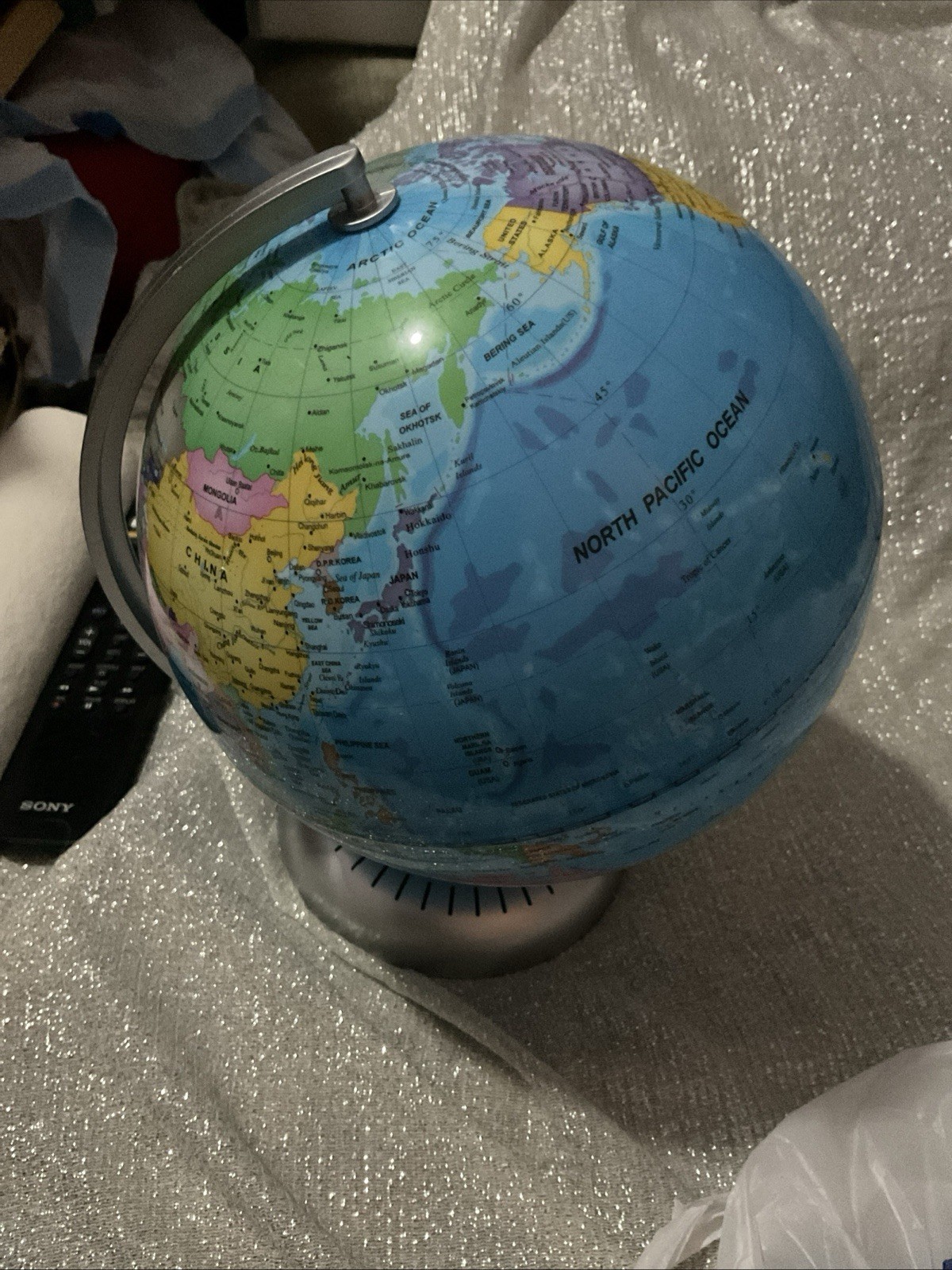 Costway 8" World Globe Illuminated Education Globe See Pics Map