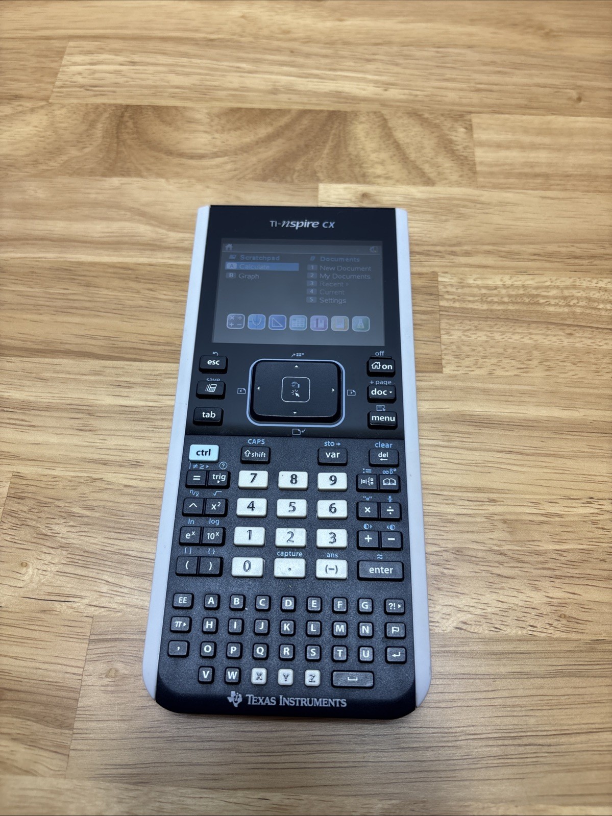 Texas Instruments TI-Nspire CX Graphing Calculator, New Battery Tested Working