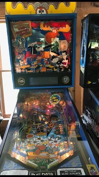 The Adventures of Rocky and Bulwinkle Pinball Machine by Data East