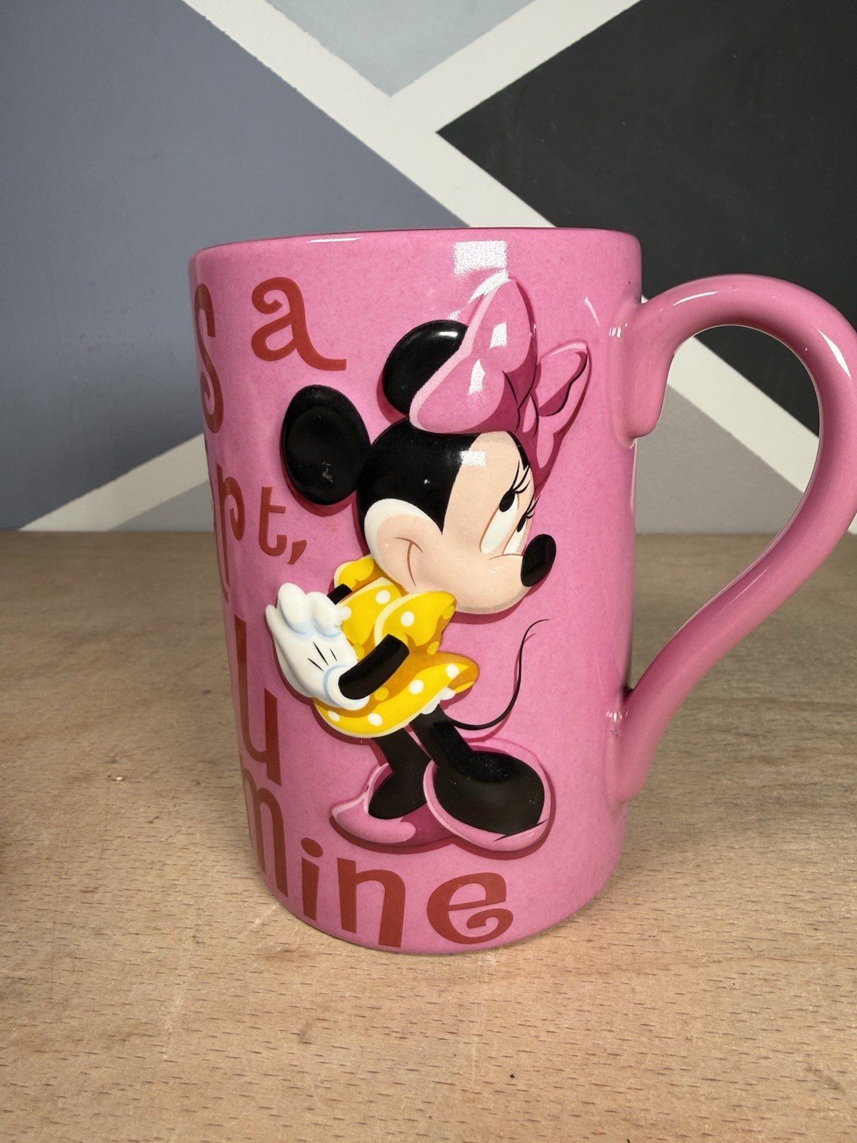 Disney Store Minnie Mouse Large 3D Mug Official Original